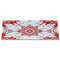 Handmade Reverse Painted Mirror Tray Beveled Edge Tomato Red - Small Arcadia Home